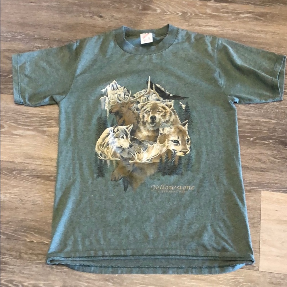 Vtg Yellowstone National Park Shirt